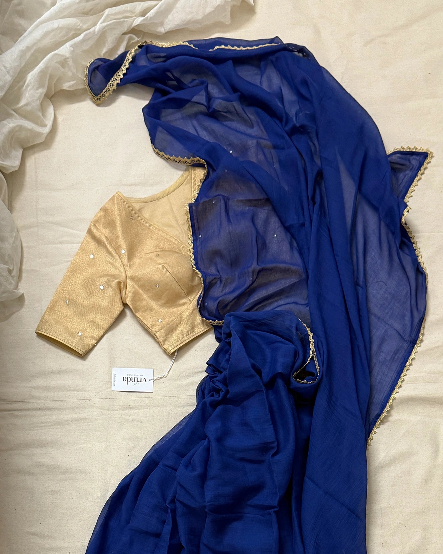 Gold's Blueberry Saree