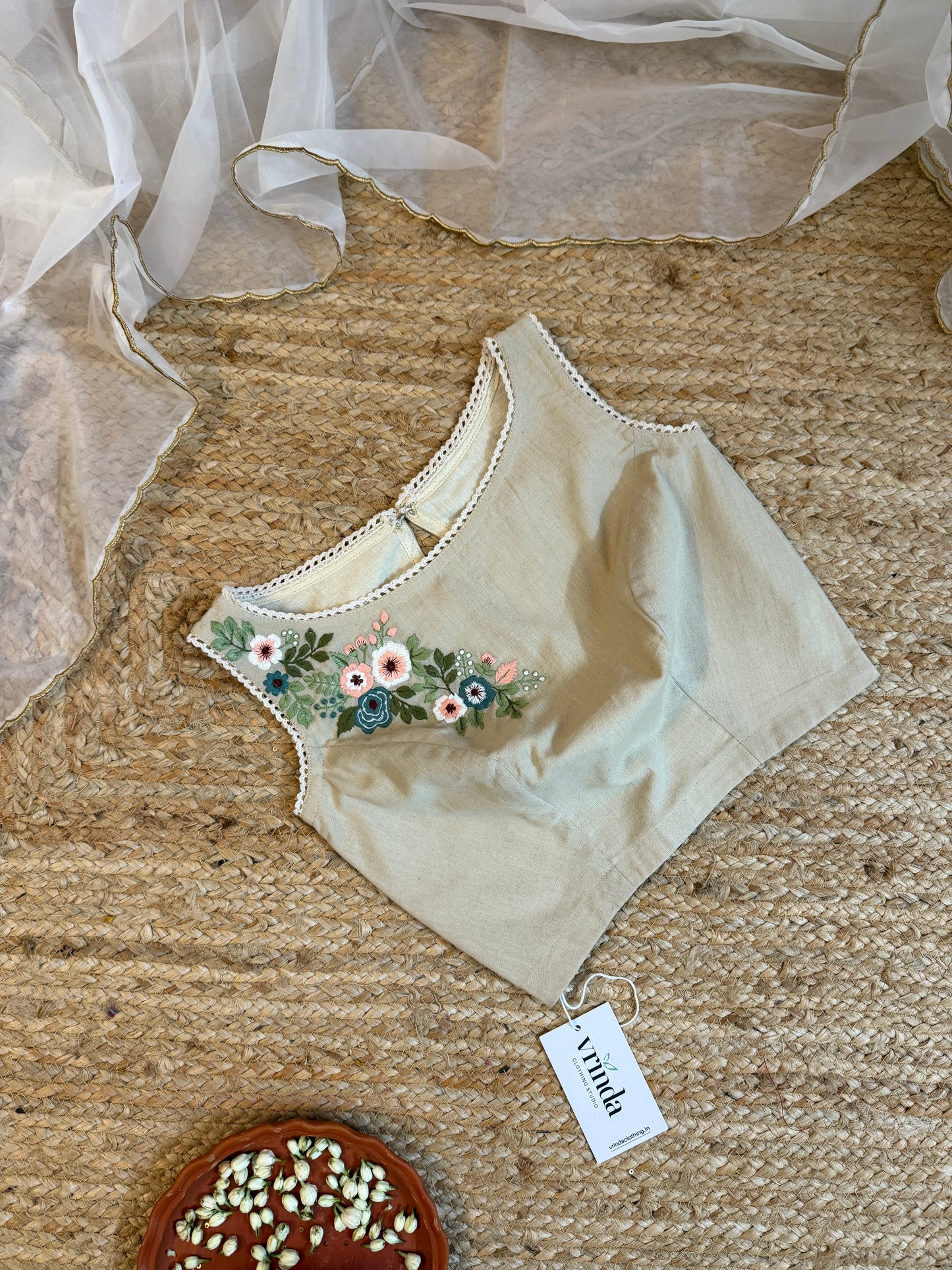 Country fields beige Blouse