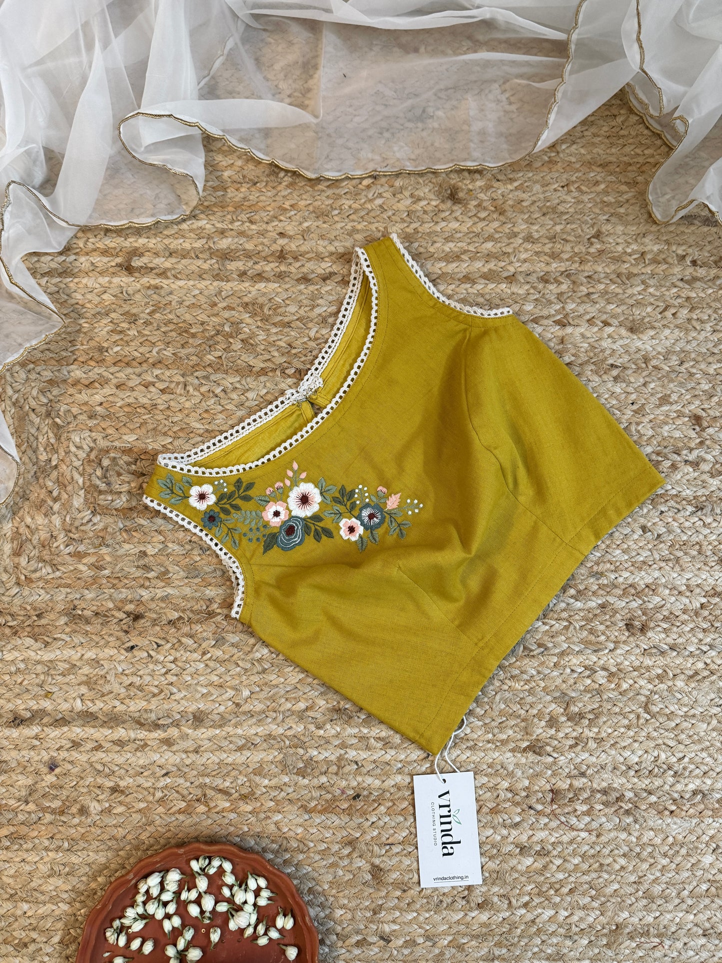 Country fields mustard Blouse