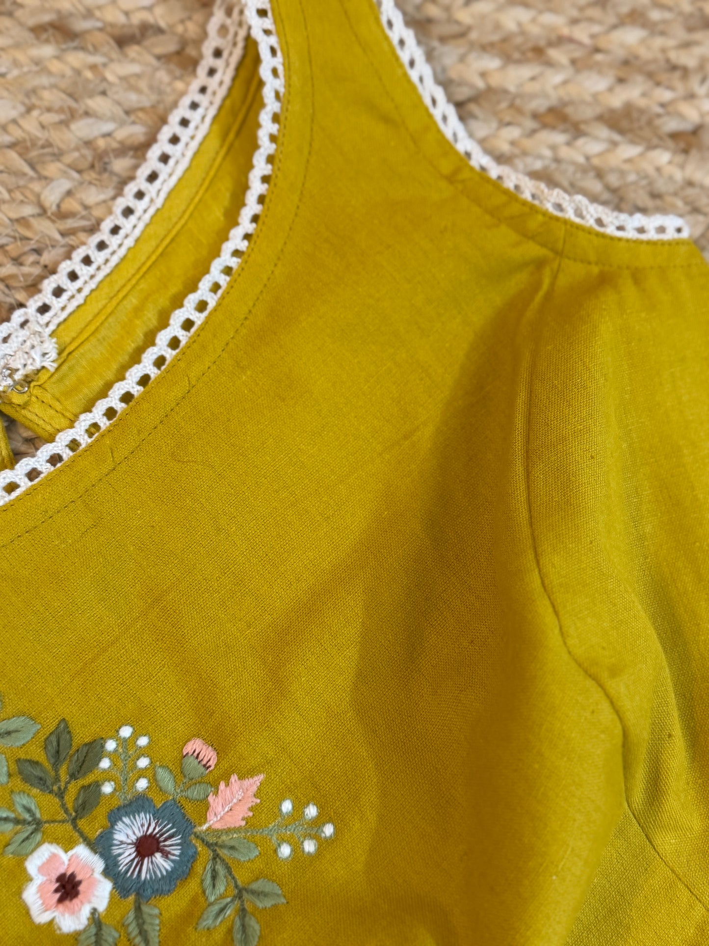 Country fields mustard Blouse