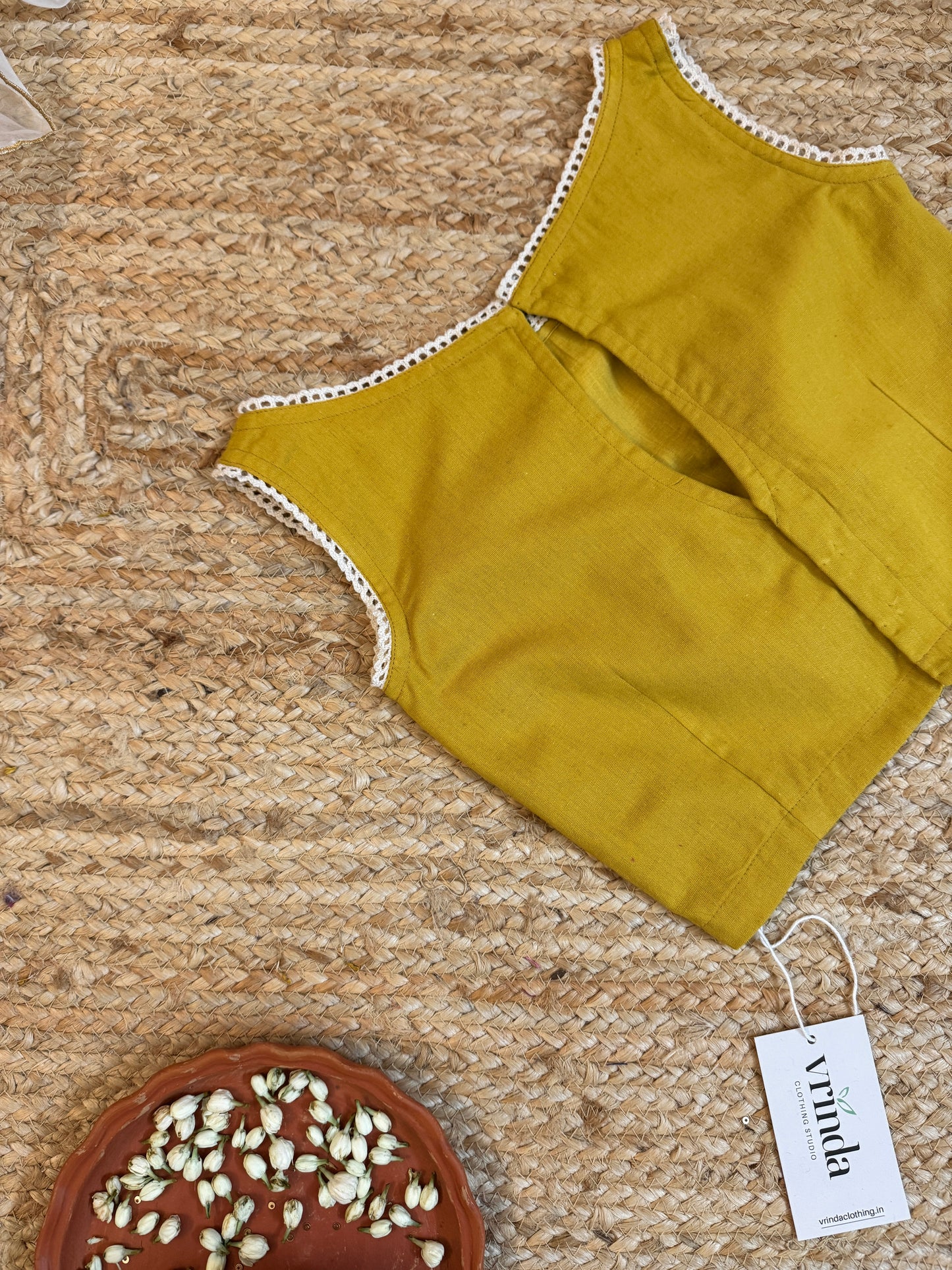 Country fields mustard Blouse