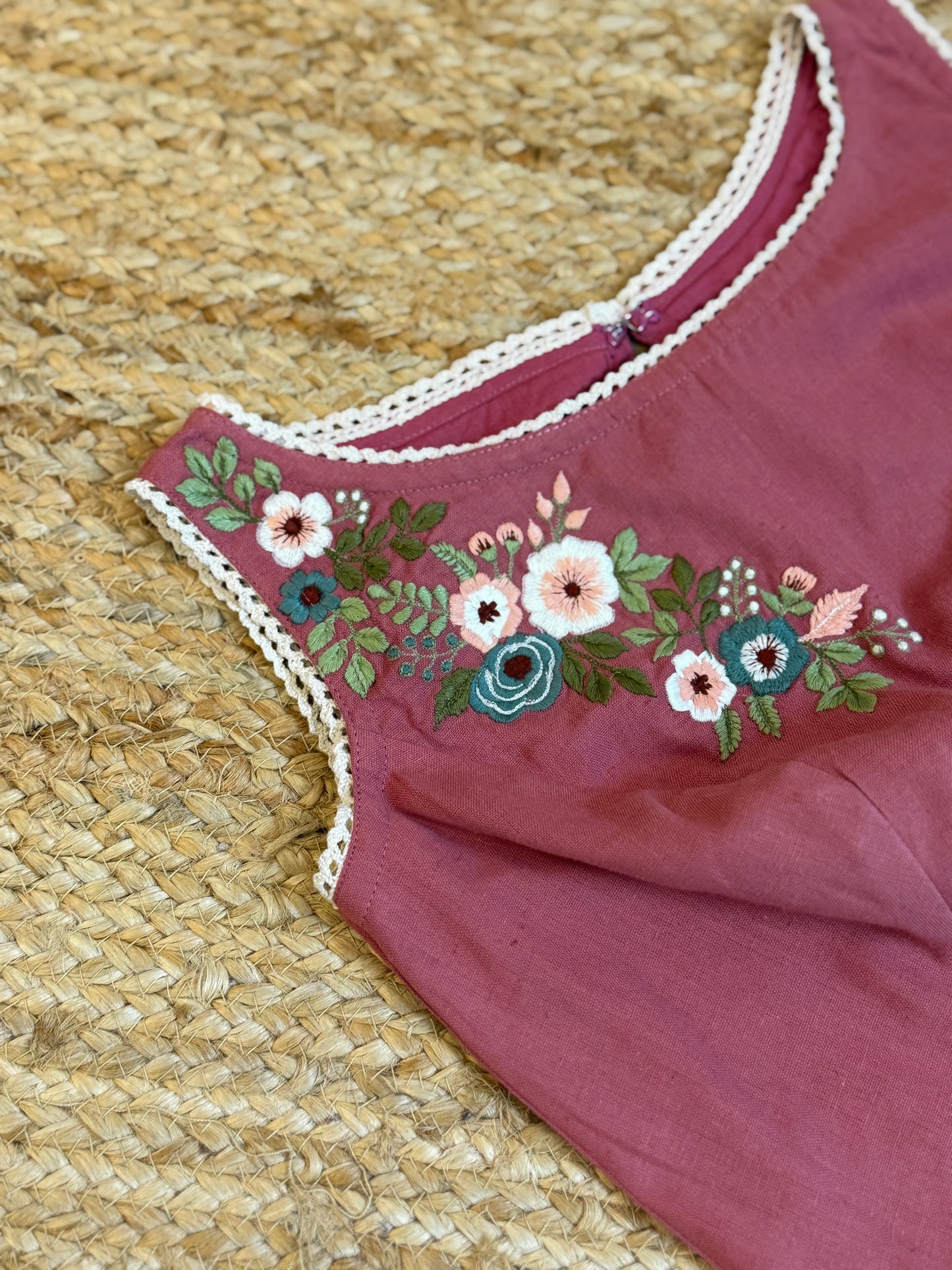 Country fields nude pink Blouse