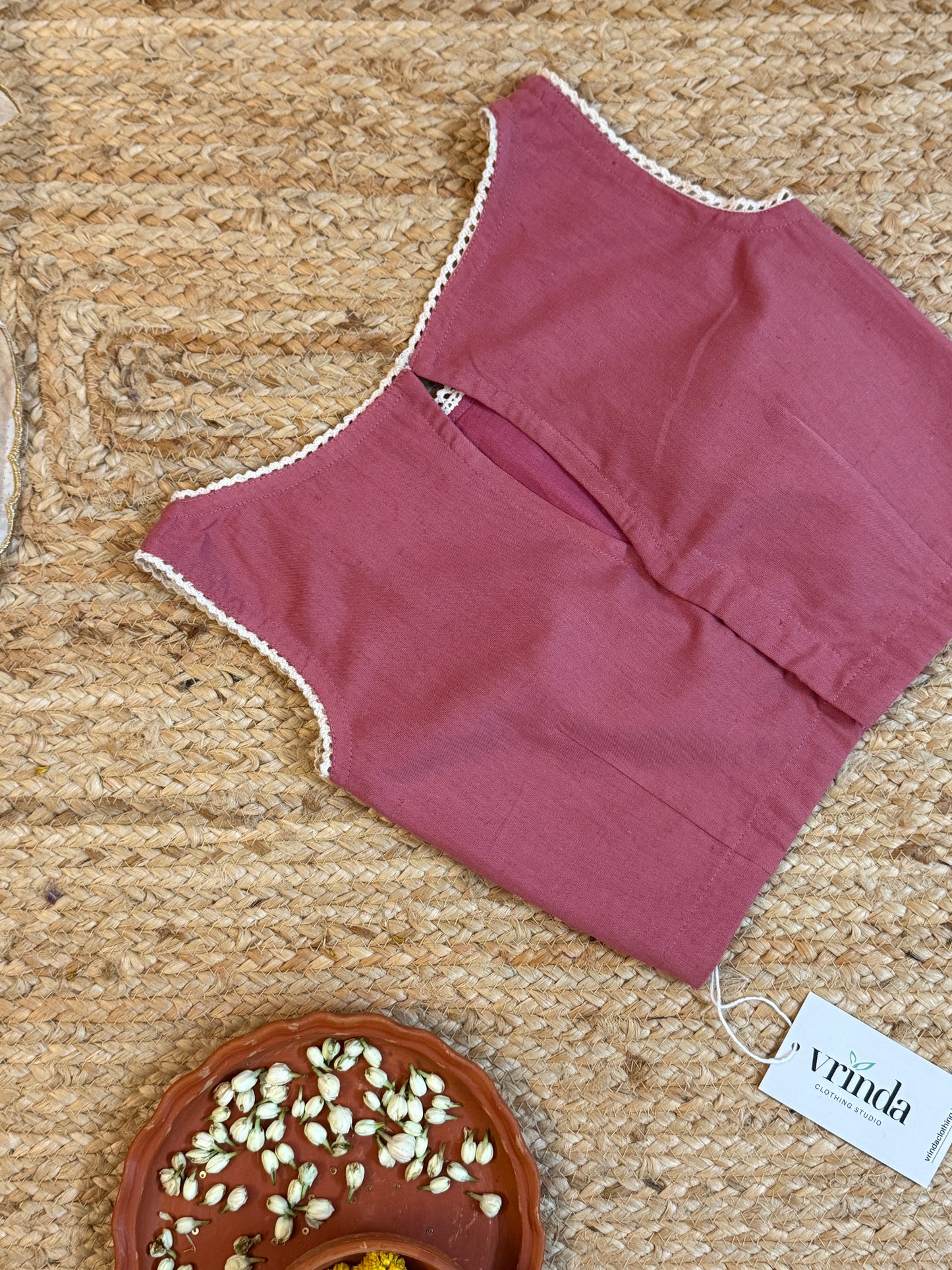 Country fields nude pink Blouse