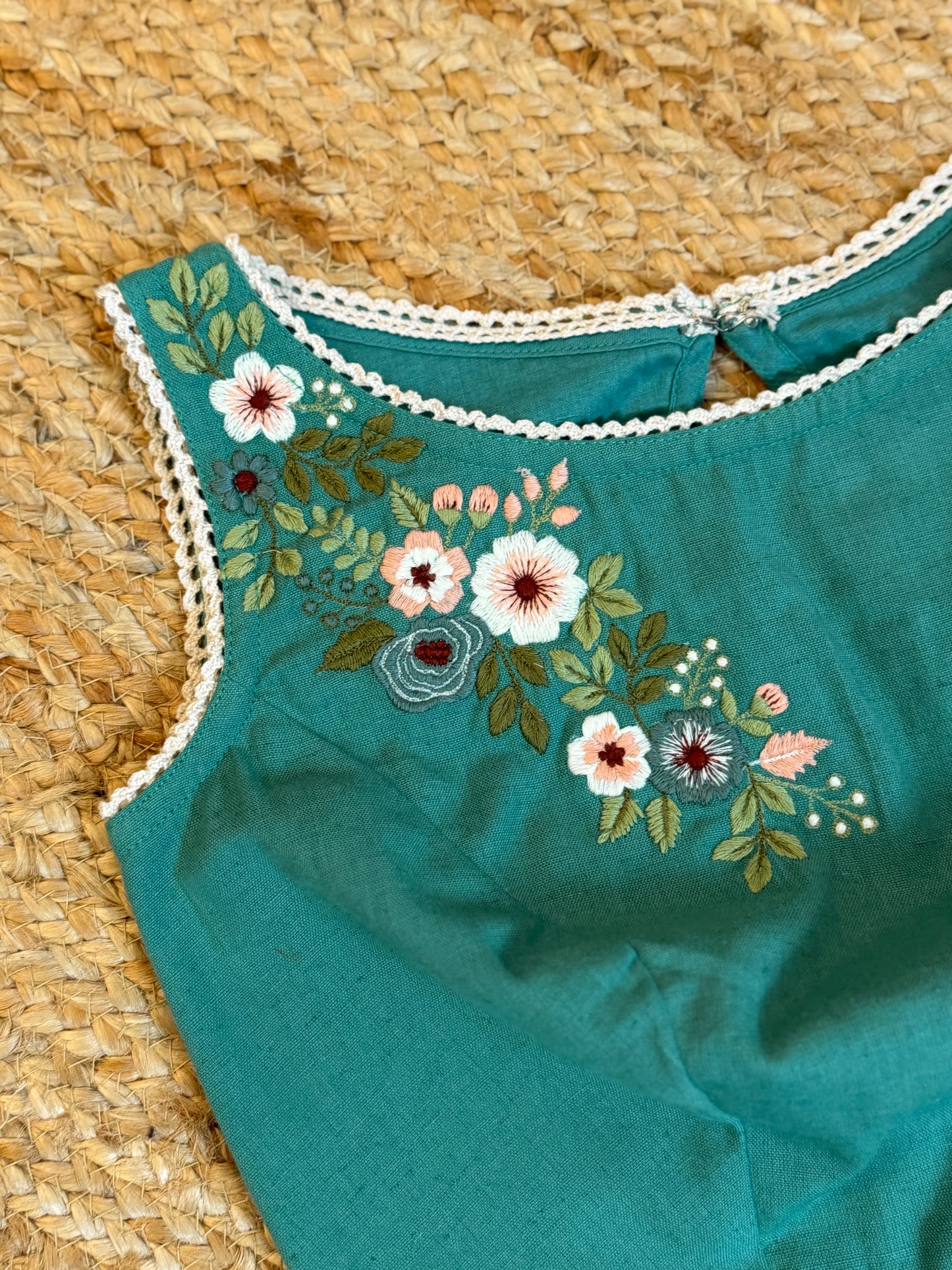 Country fields turquoise Blouse