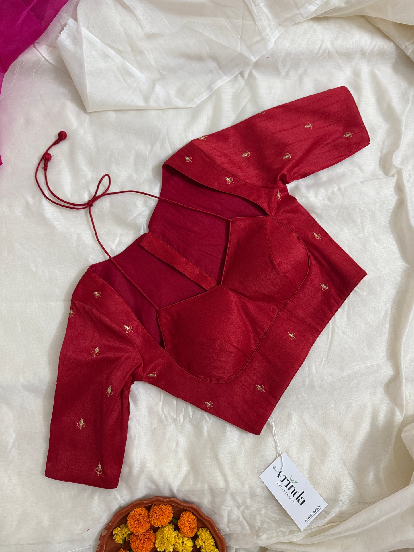 Panash Red Blouse