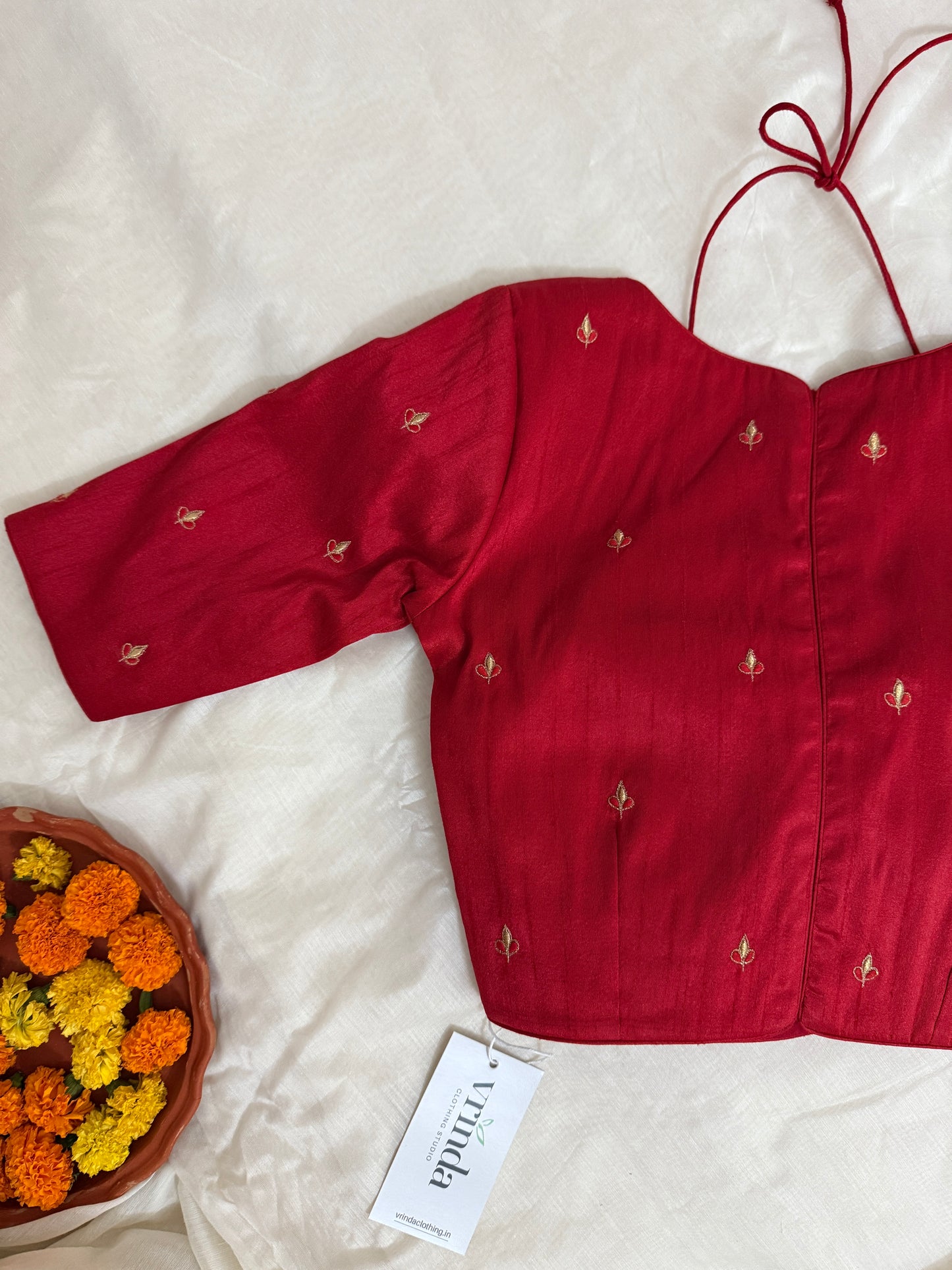 Panash Red Blouse