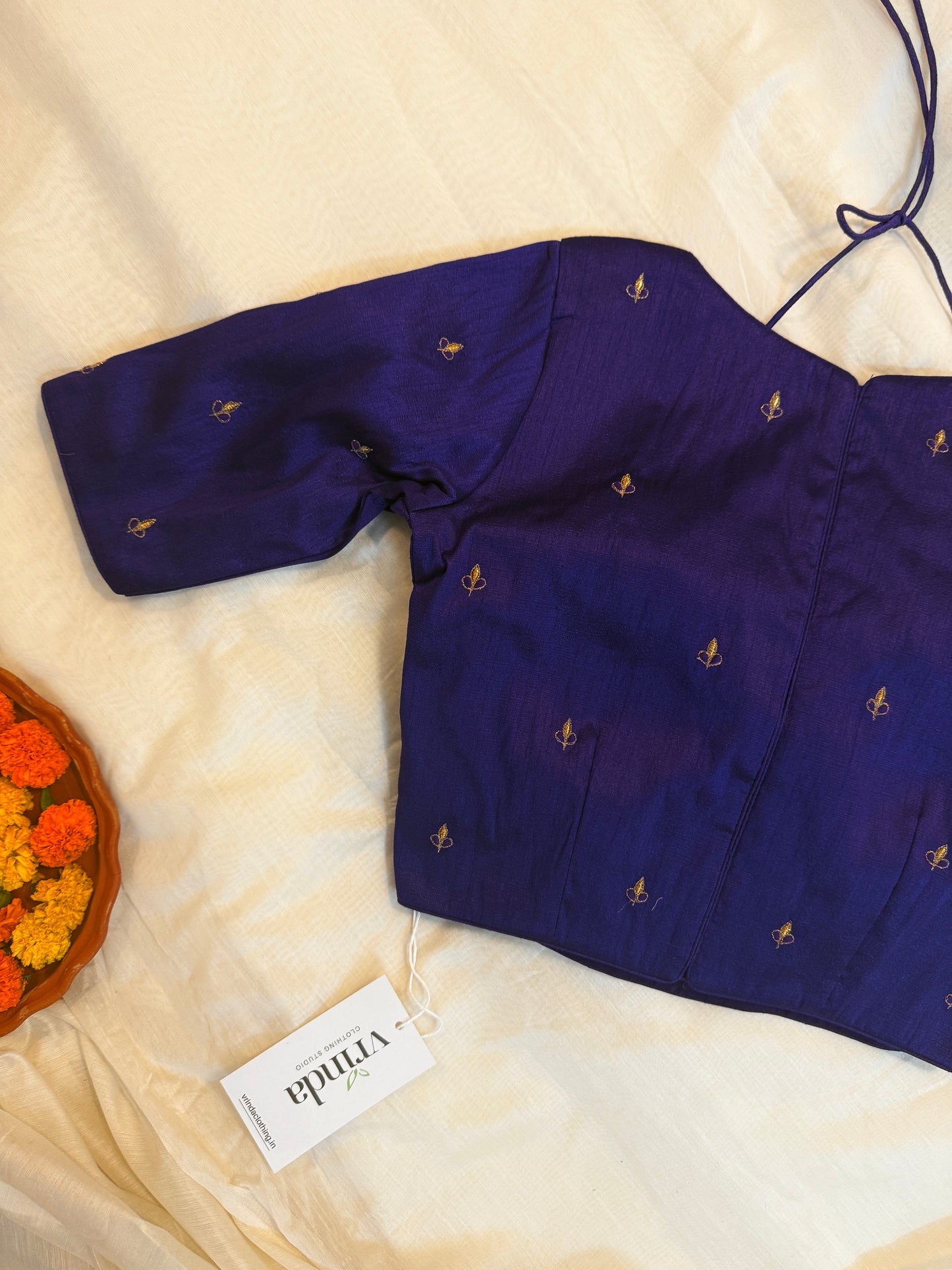Panash ink blue Blouse