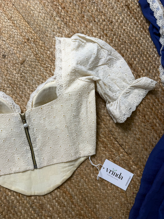 Elsie’s embroidered Corset Blouse