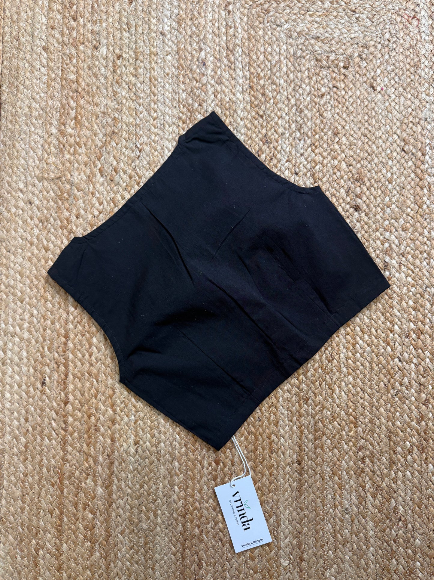 Wind Flower Black Blouse