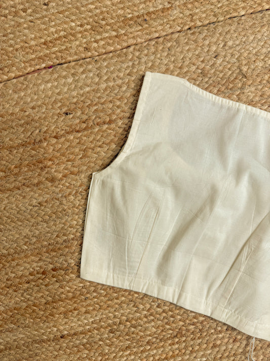 Wind Flower Beige Blouse