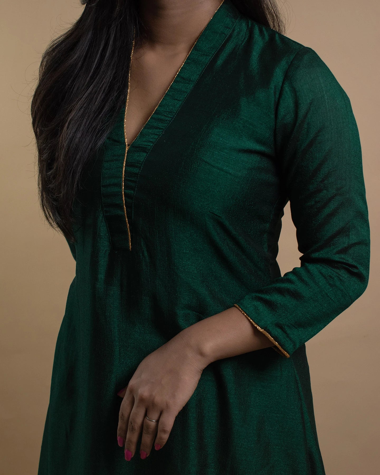 Iqra Emerald Kurta Set