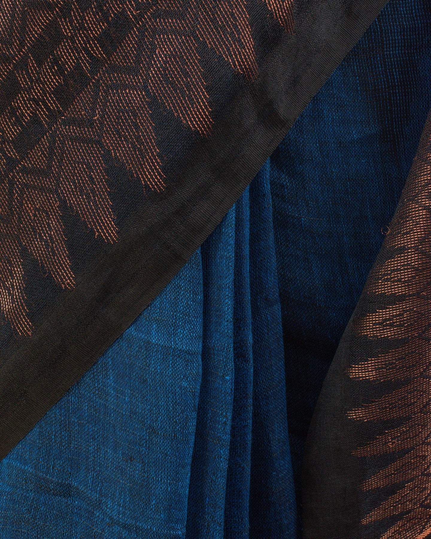 Irkal Neel Linen Saree