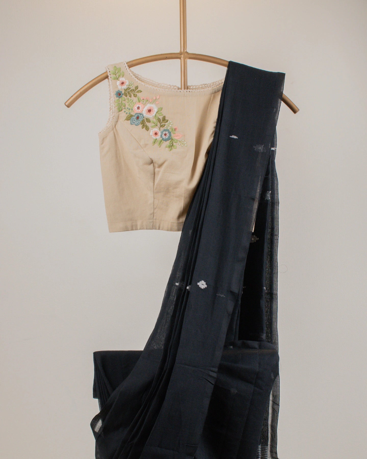 Abriti Black Saree