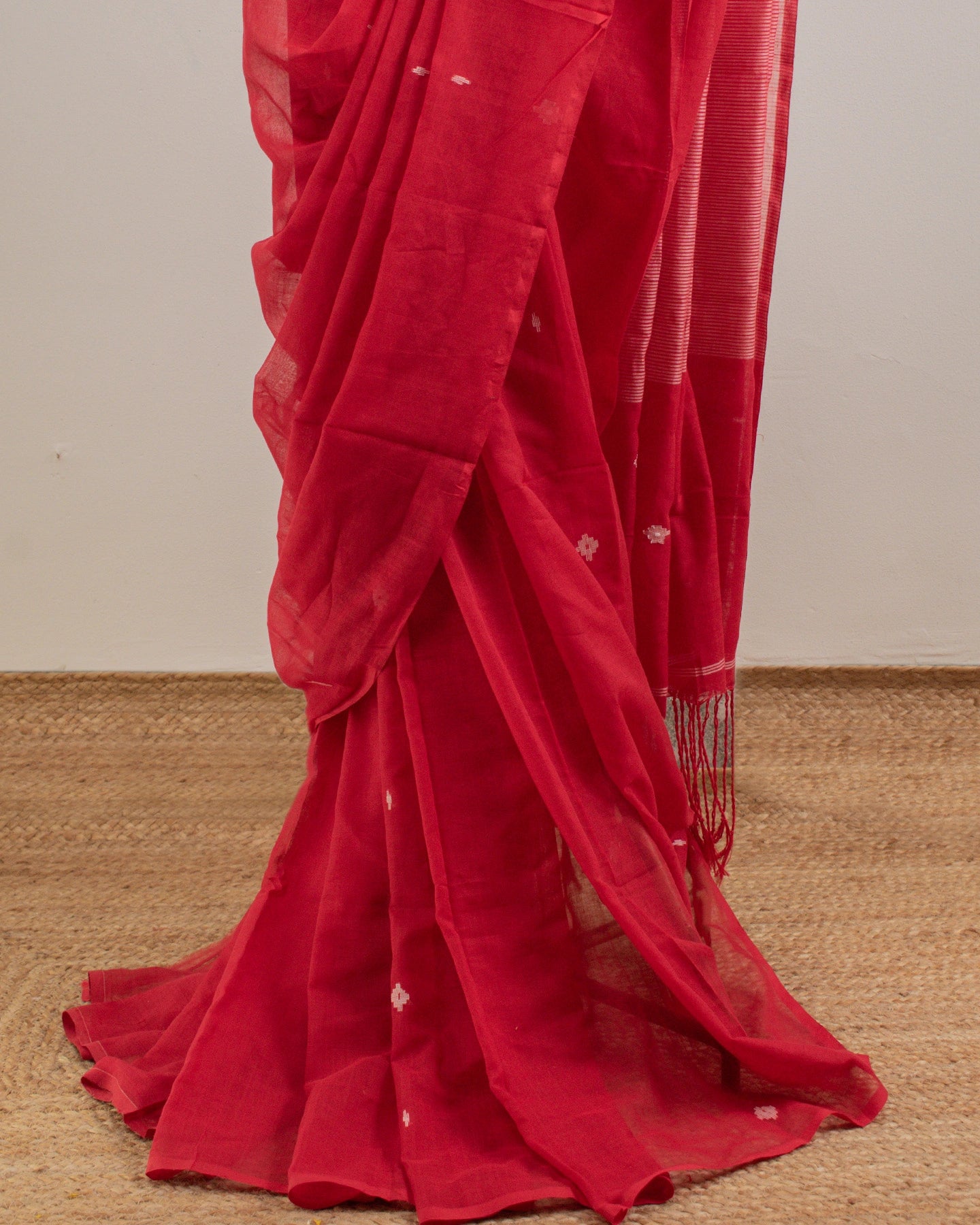 Abriti Red Saree