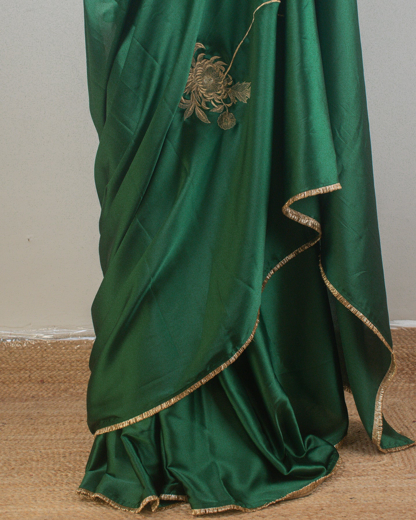 Adrika Emerald Green Saree