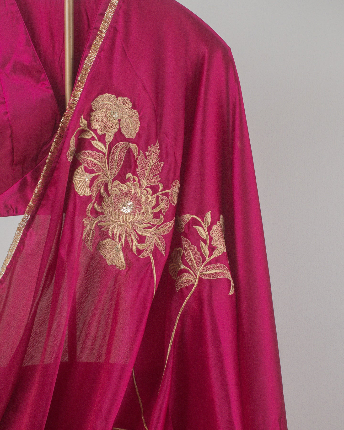 Adrika Ruby Pink Saree