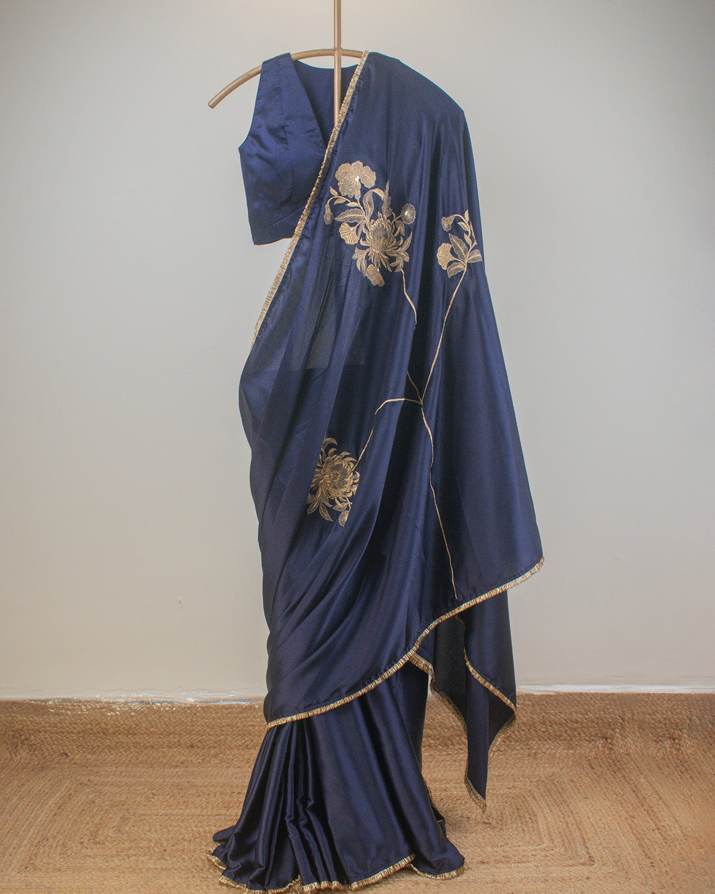 Adrika Sapphire Blue Saree