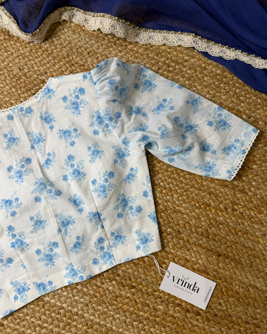 Blue Florin Blouse
