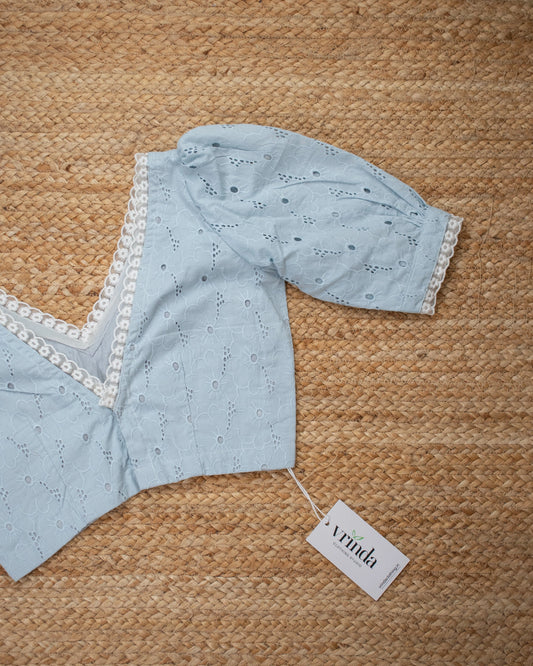Blue Magnolia Blouse