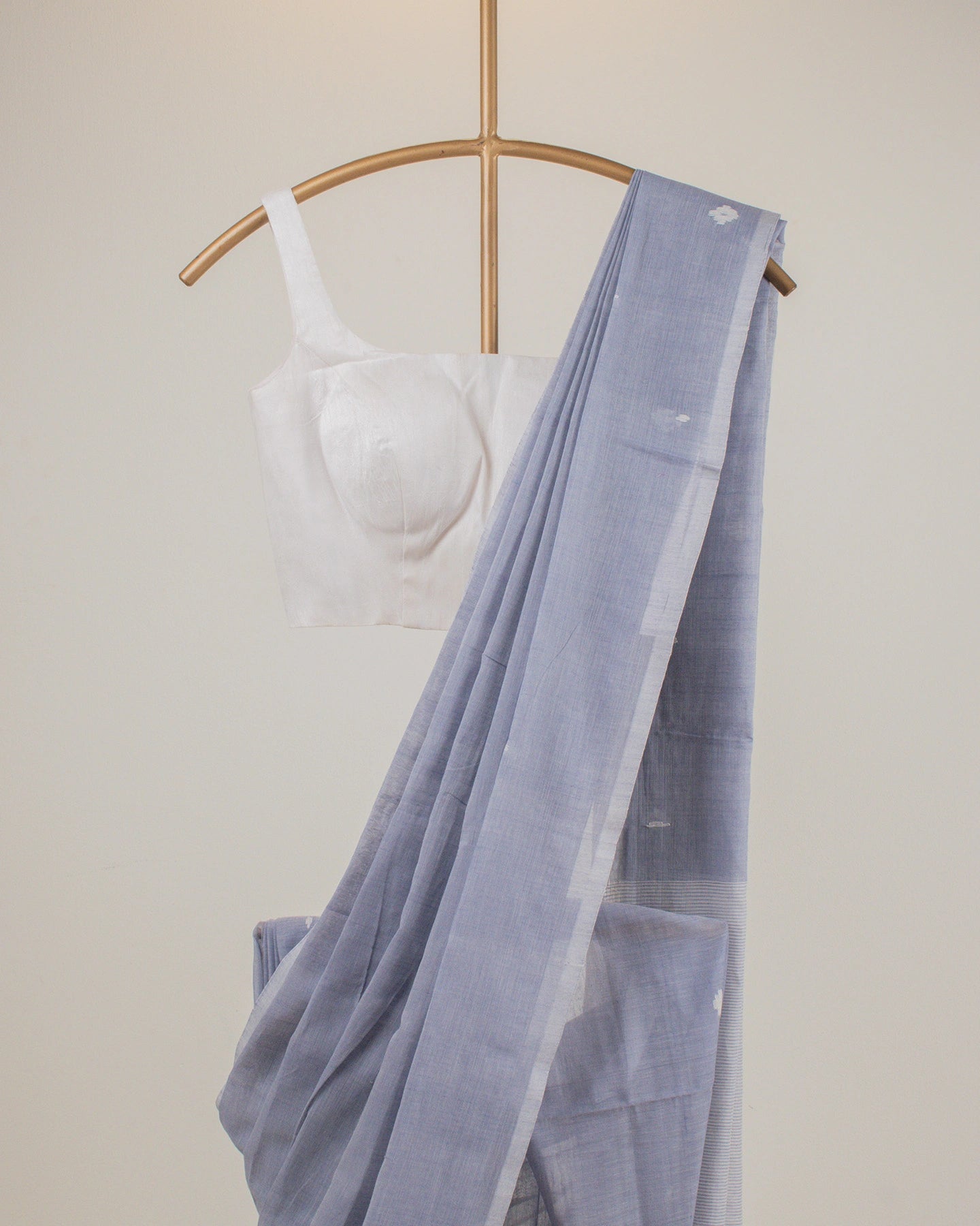 Bristi Ash Grey Saree