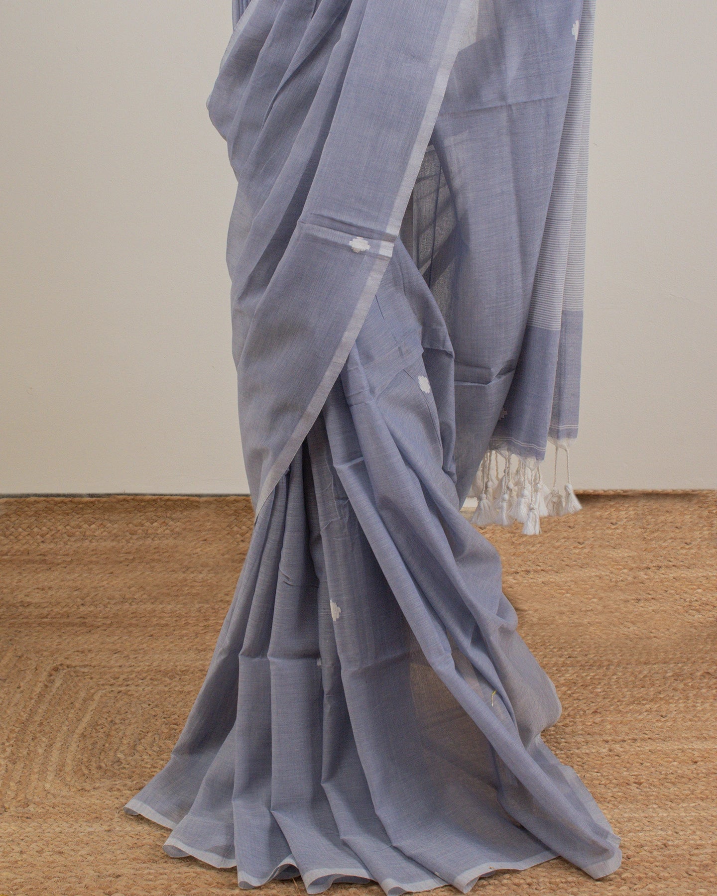 Bristi Ash Grey Saree