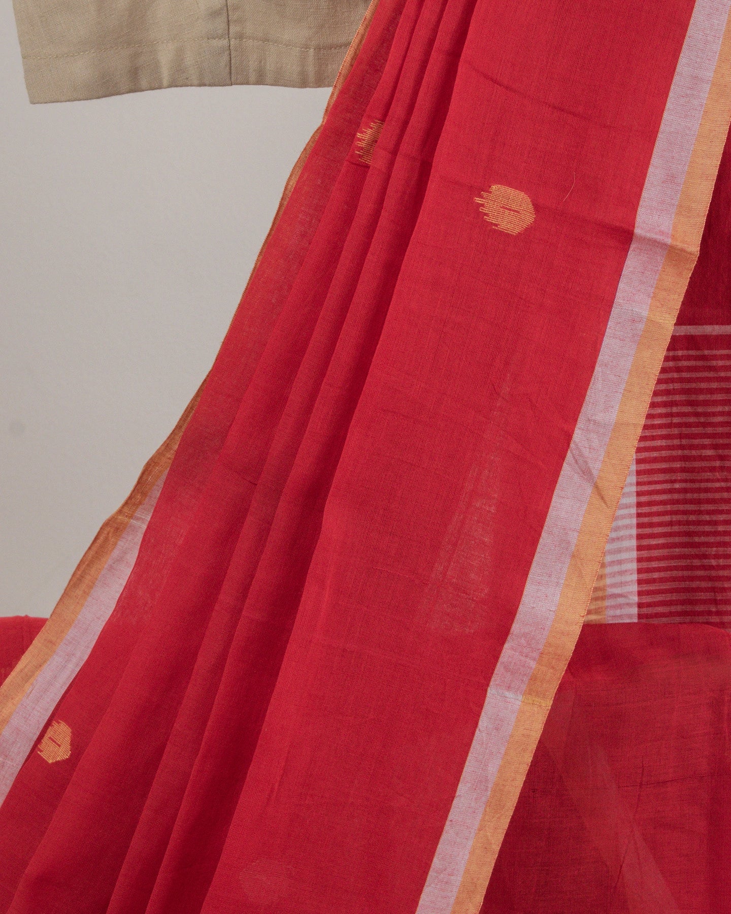 Bristi Brick Red Saree