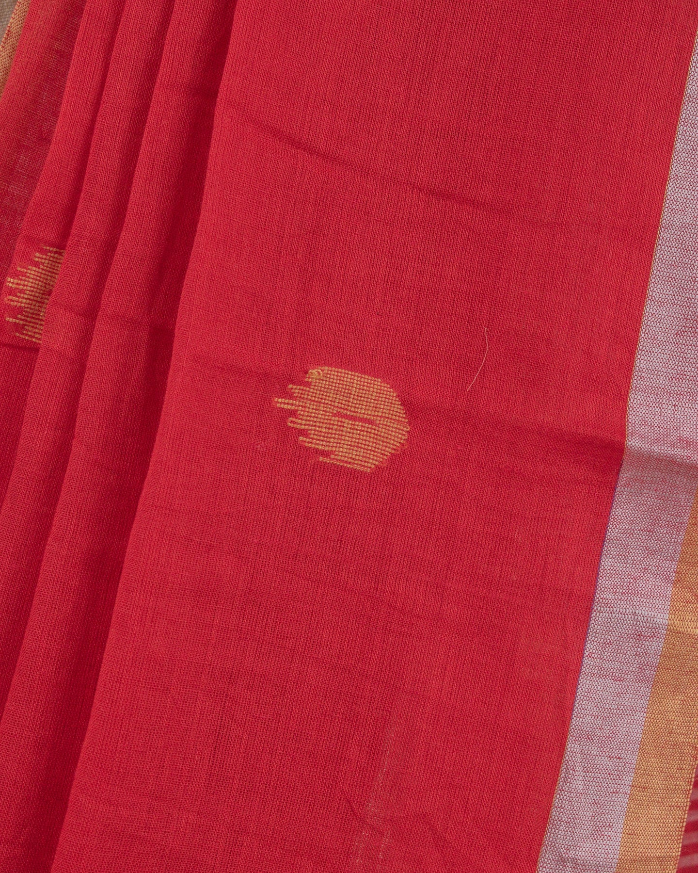 Bristi Brick Red Saree