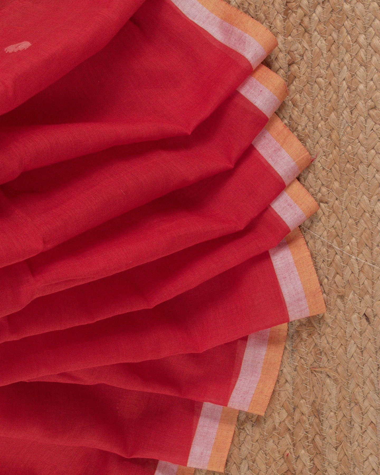 Bristi Brick Red Saree