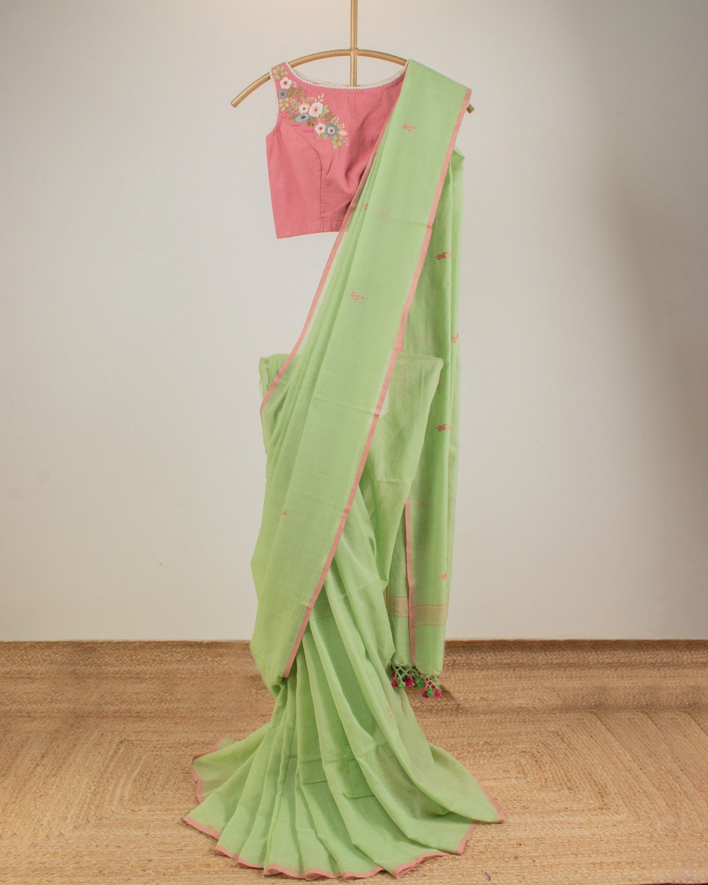 Bristi Pistachio Saree