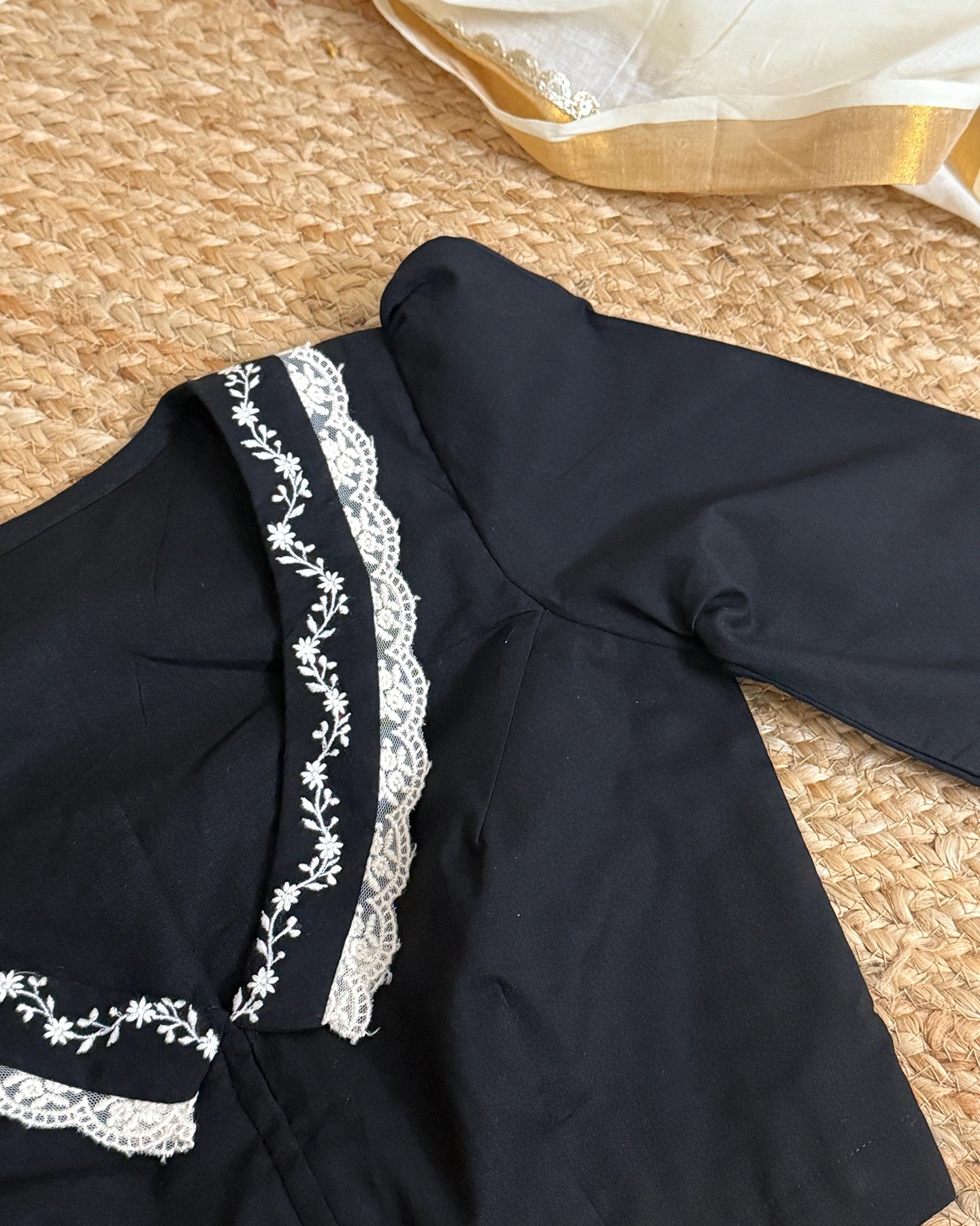 Charulatha Black Blouse