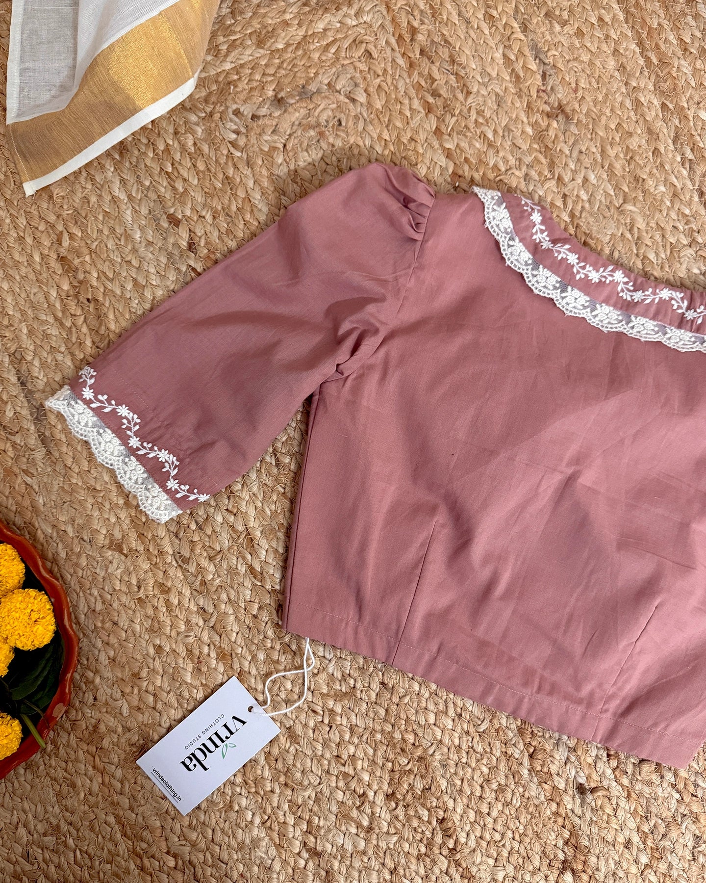 Charulatha Rosepink Blouse