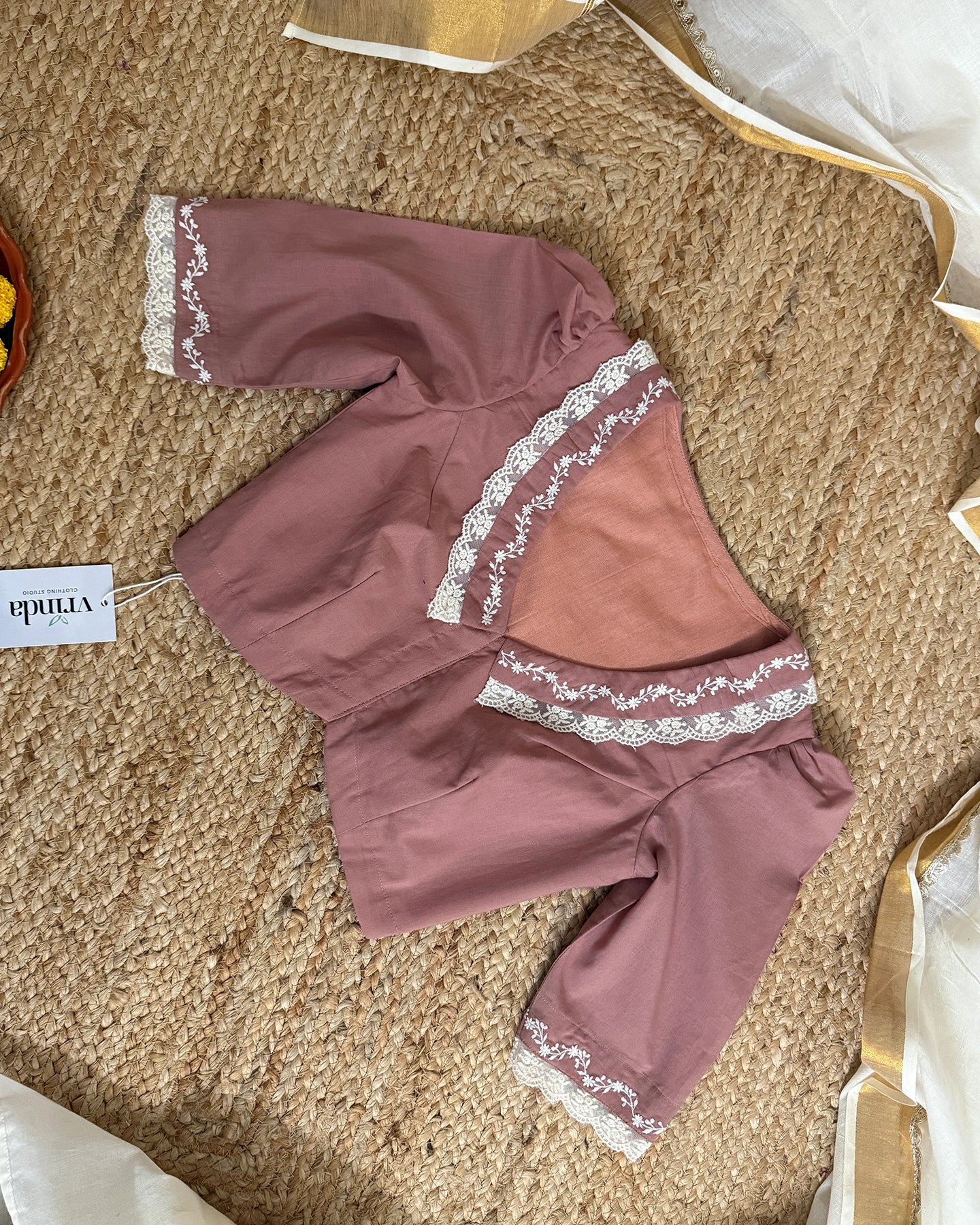 Charulatha Rosepink Blouse