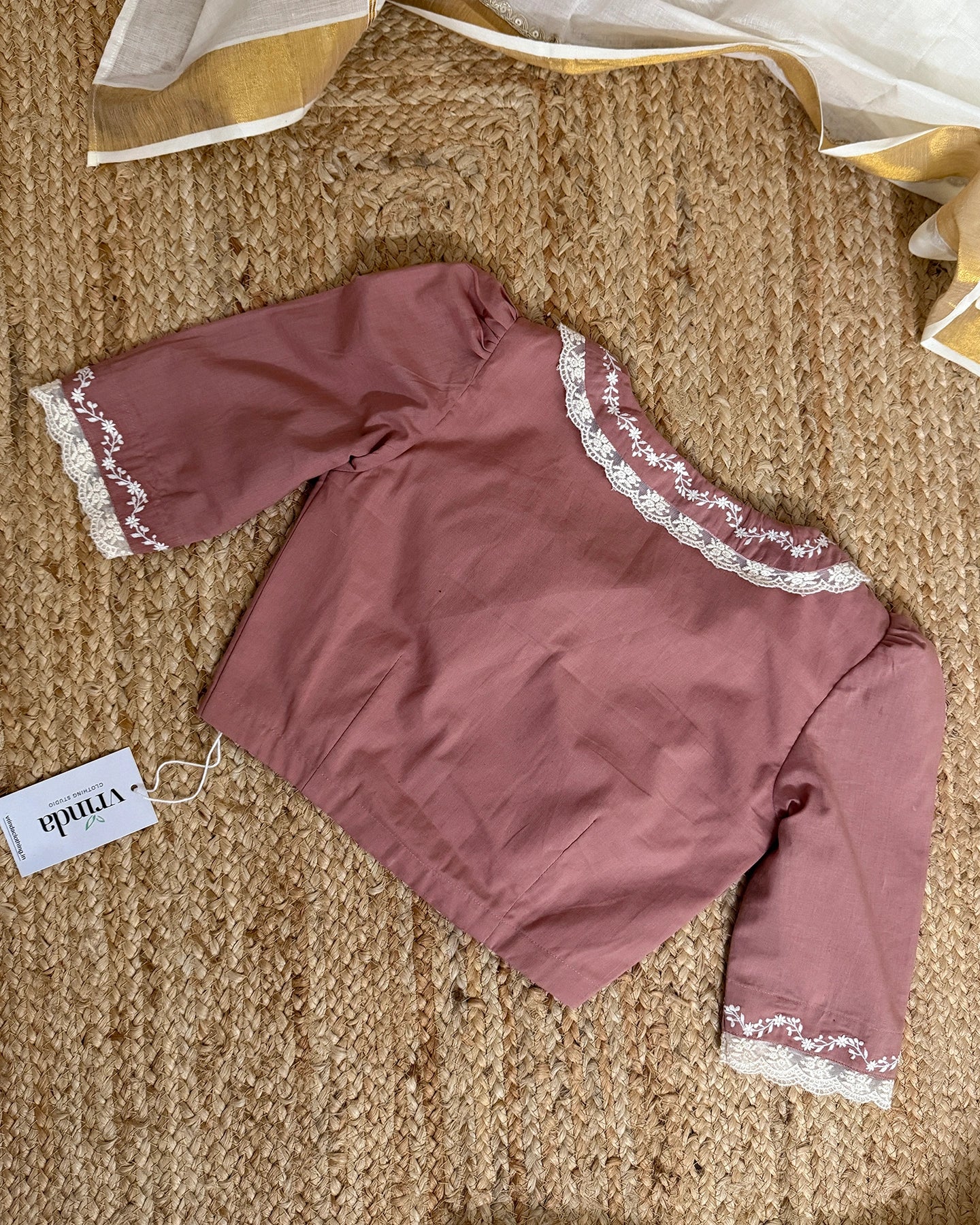 Charulatha Rosepink Blouse