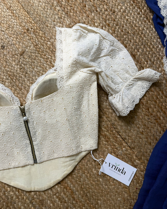 Elsie’s Embroidered Corset Blouse
