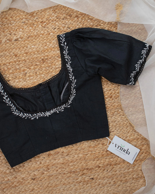 Elyna Black Blouse