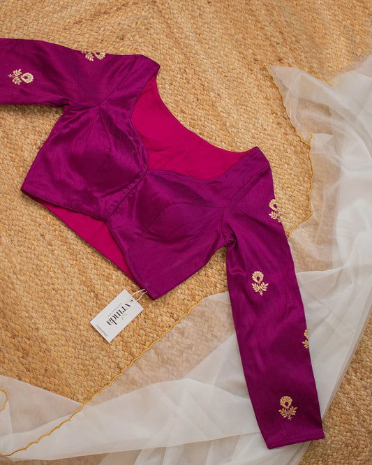 Gold Tulip Purple Blouse
