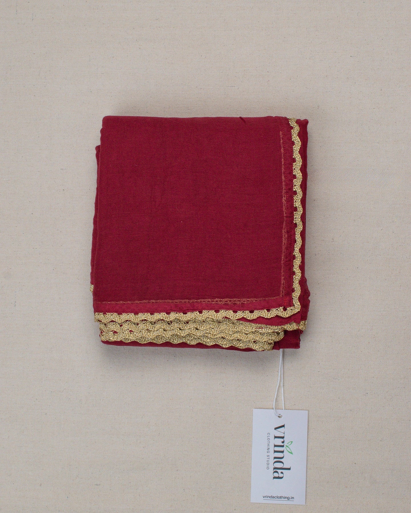 Gold's Ruby Saree