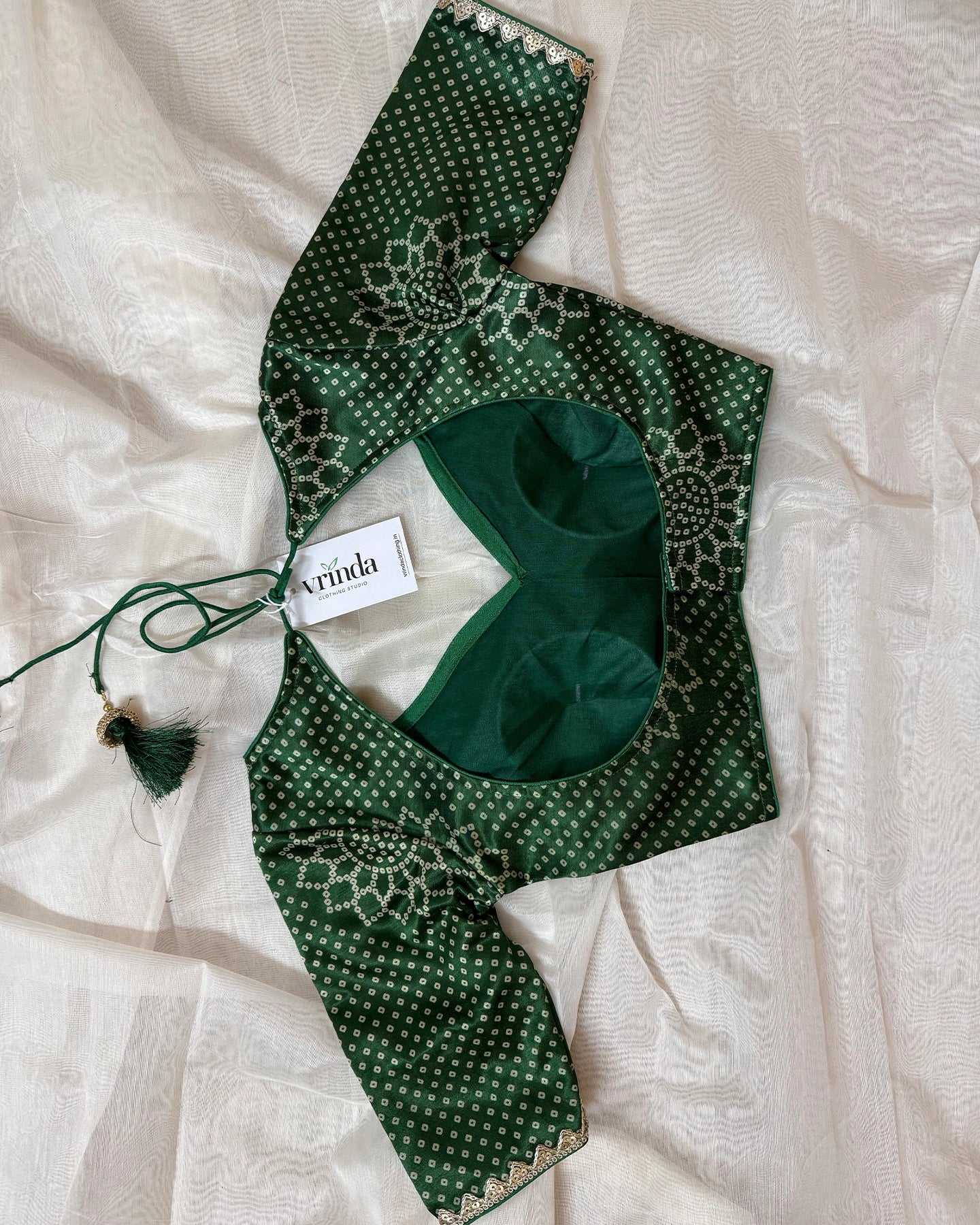 Hara bandhej Blouse