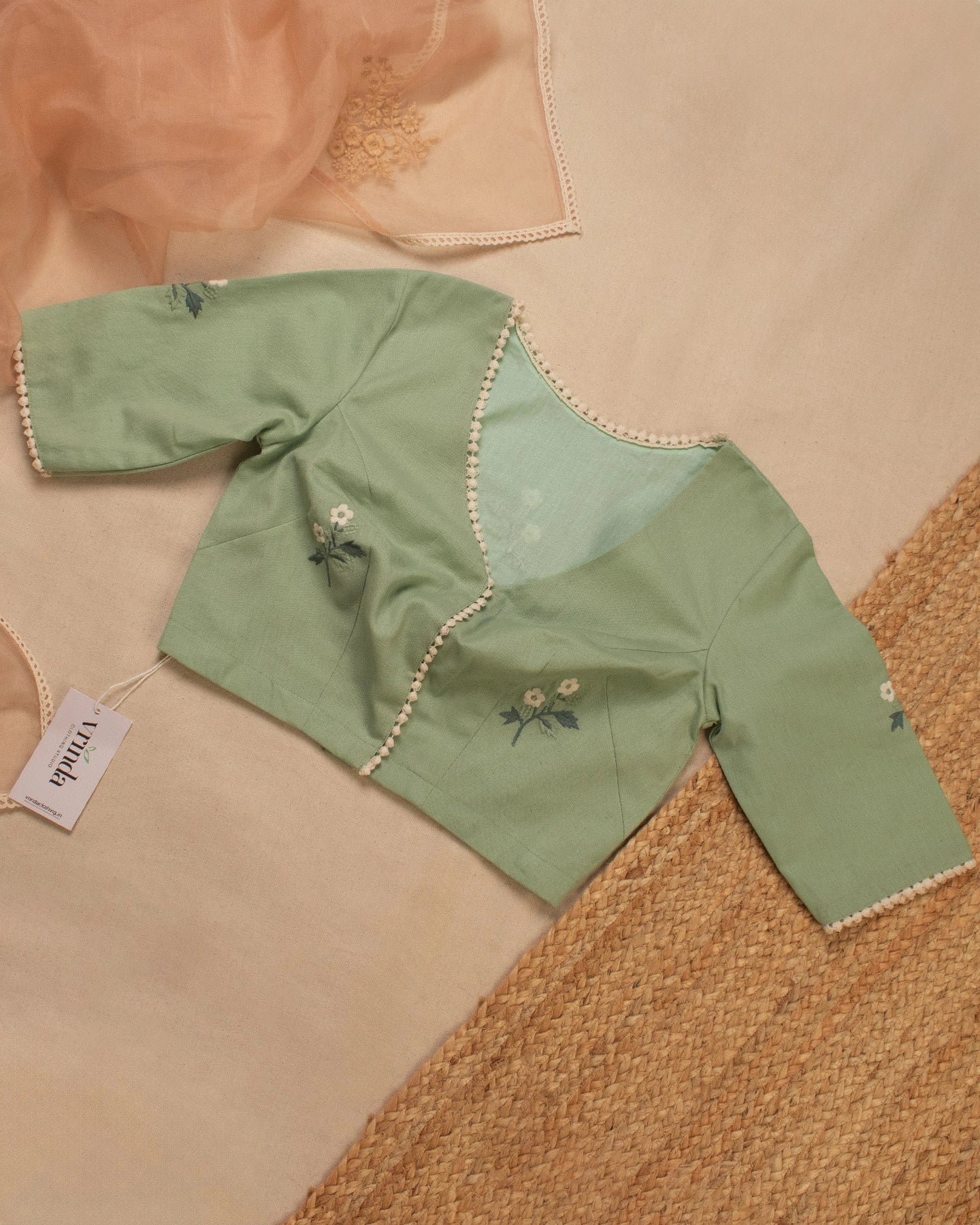 Jade Floral Blouse