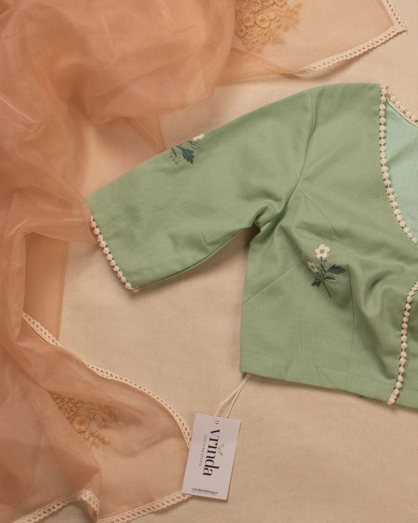 Jade Floral Blouse