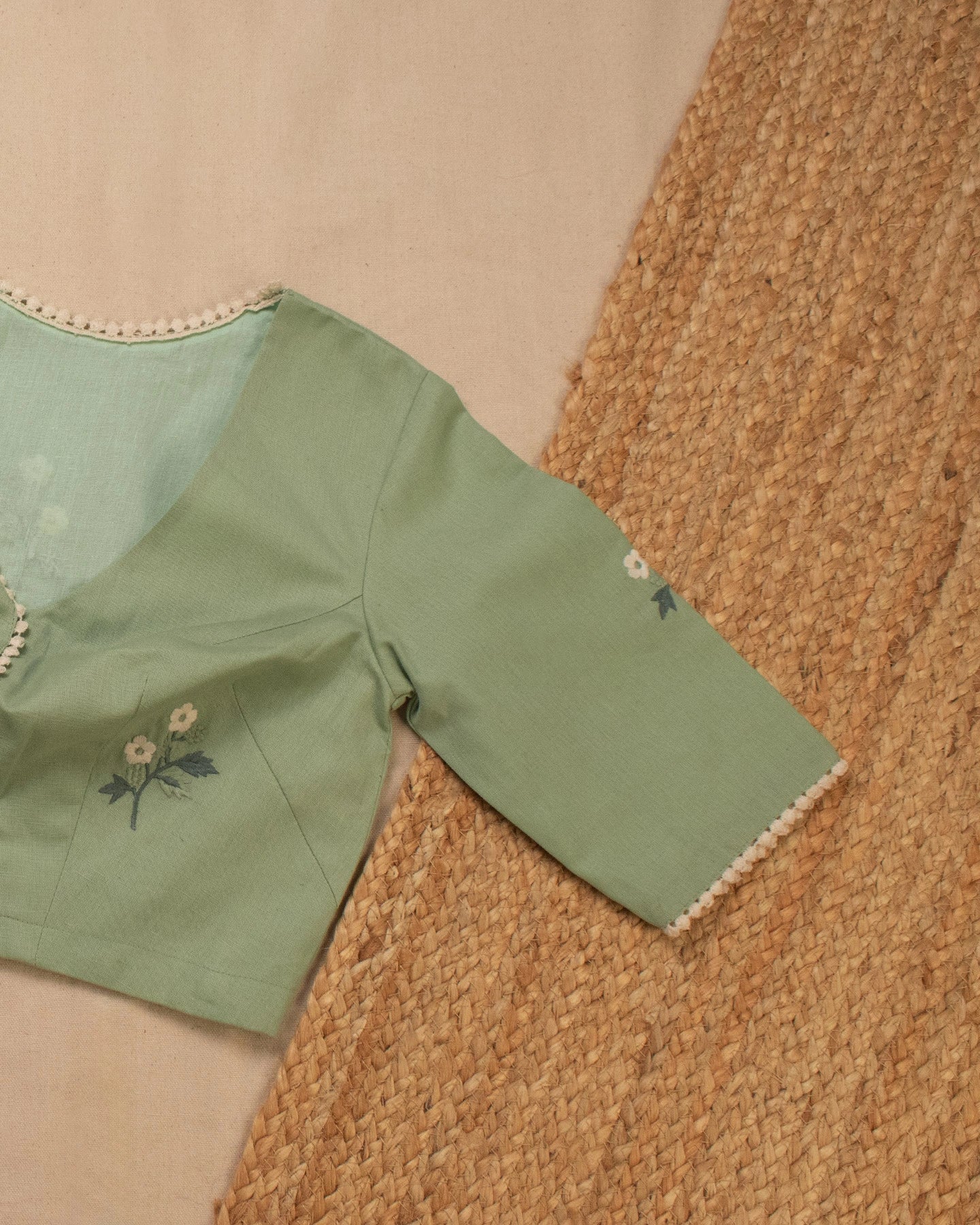 Jade Floral Blouse