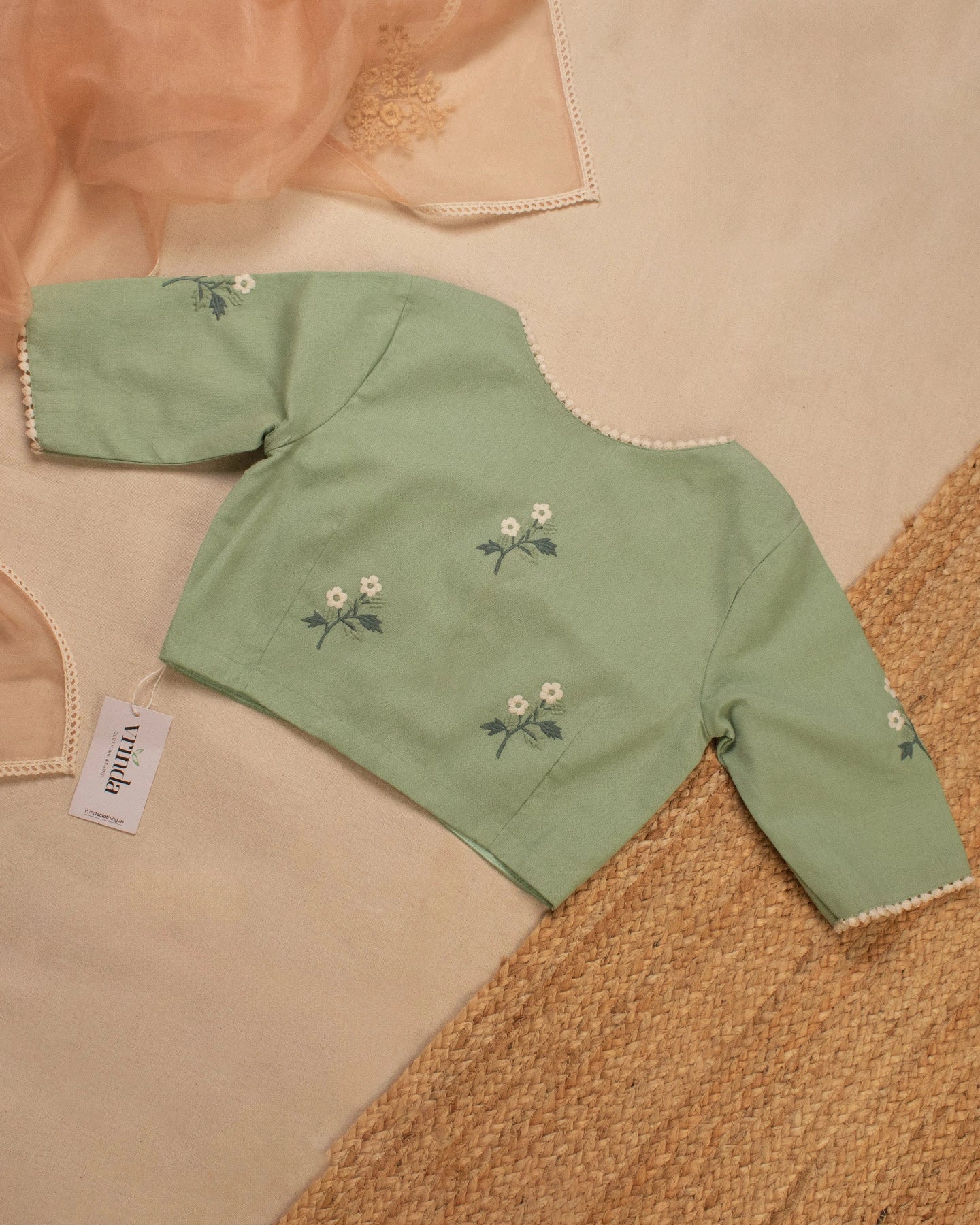 Jade Floral Blouse
