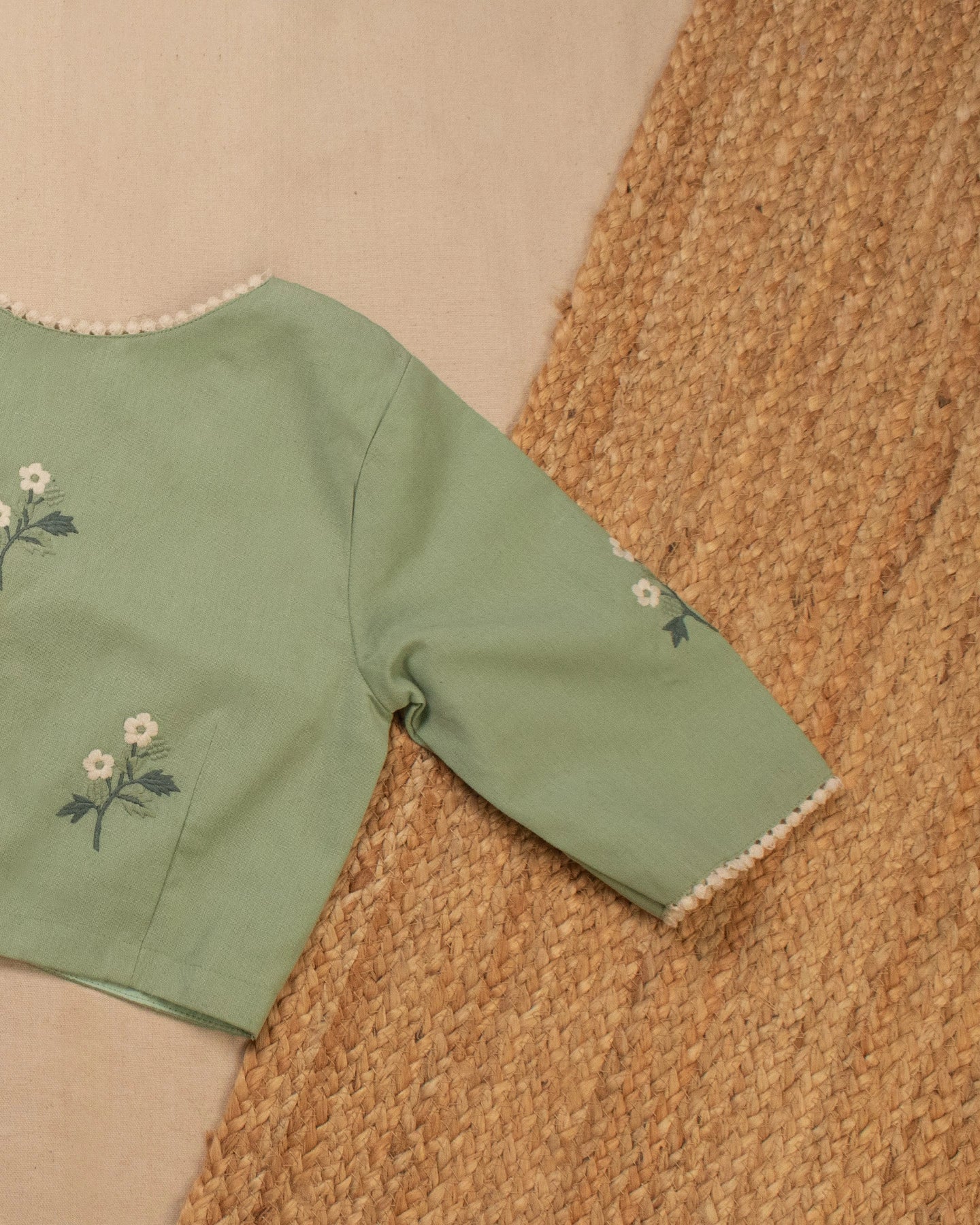 Jade Floral Blouse