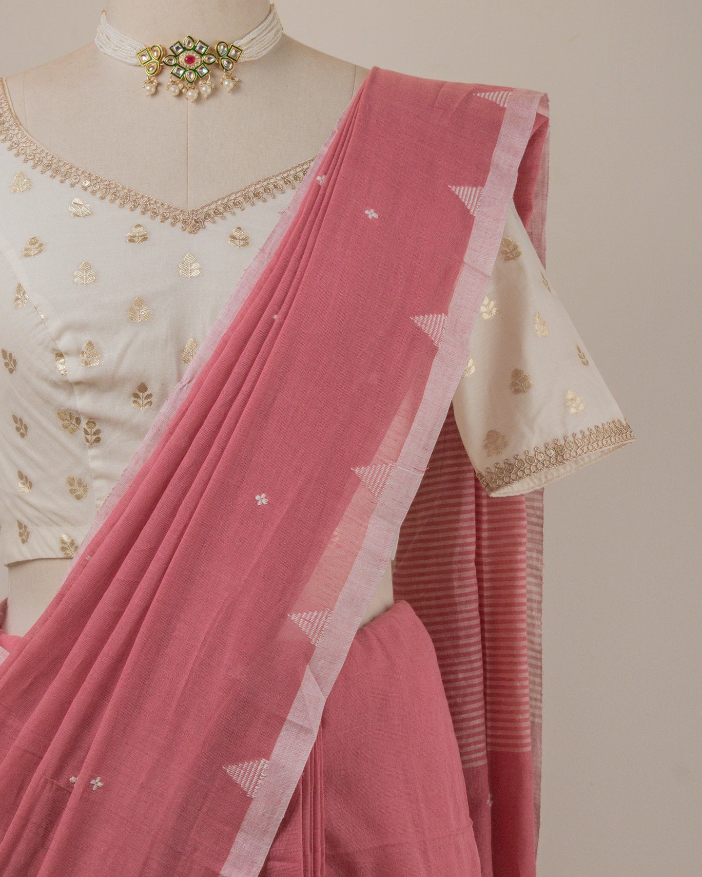 Jamini Pink Saree
