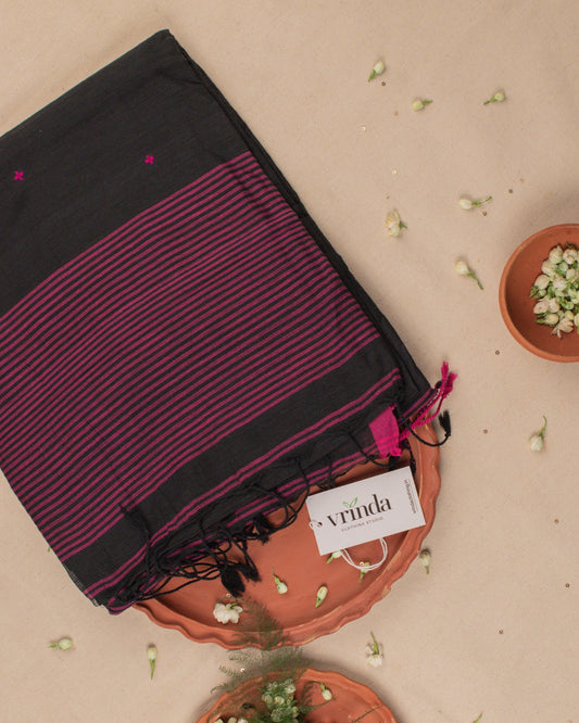 Jamini Black Saree
