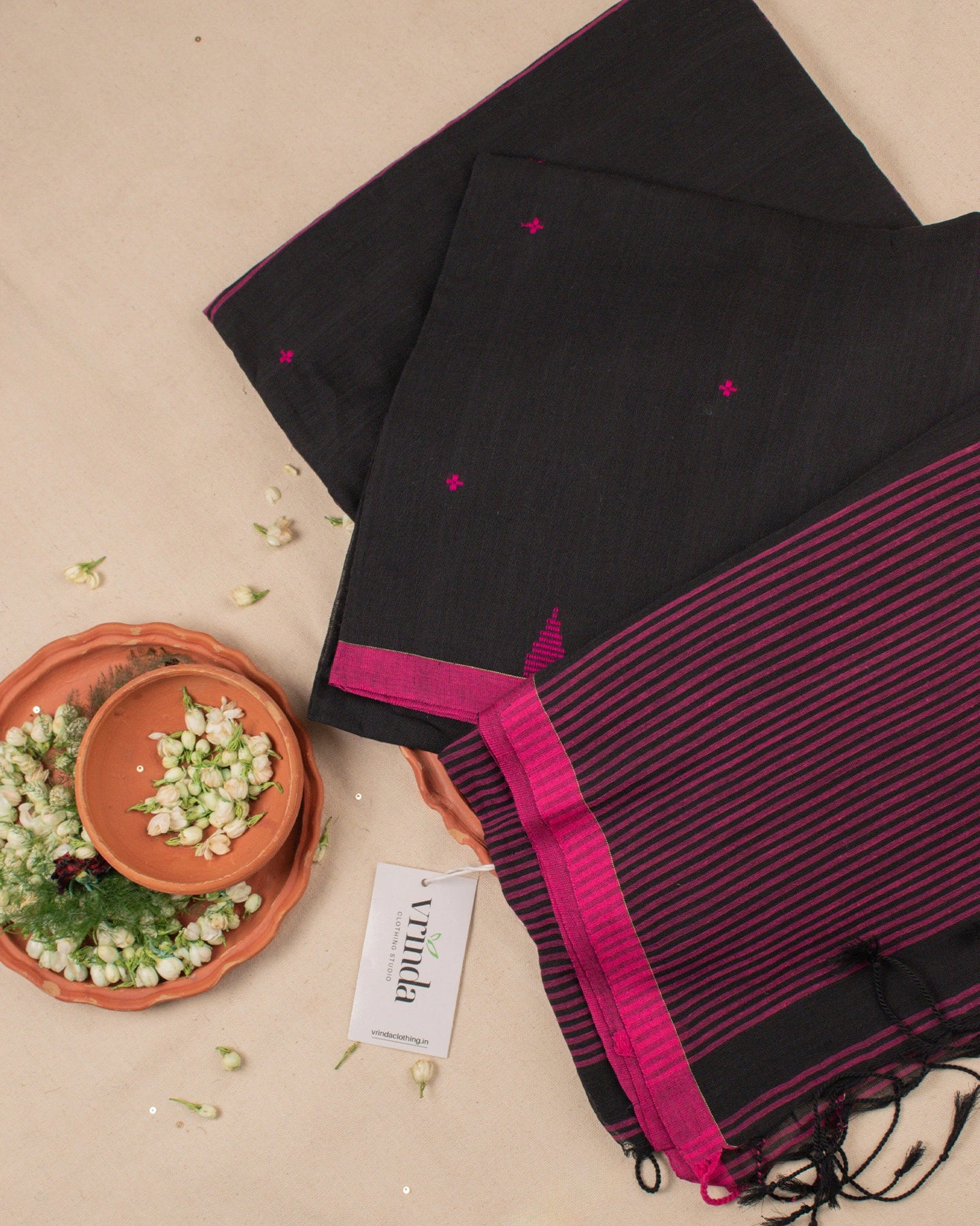 Jamini Black Saree