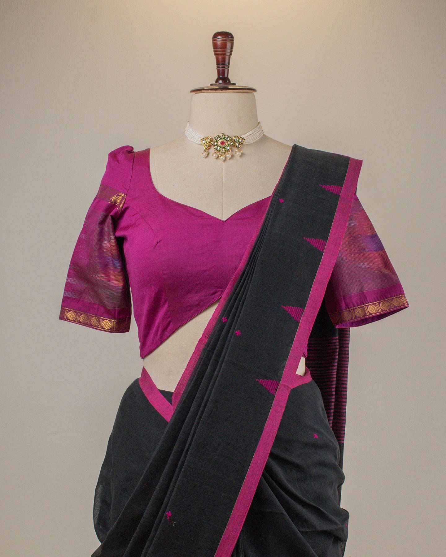 Jamini Black Saree