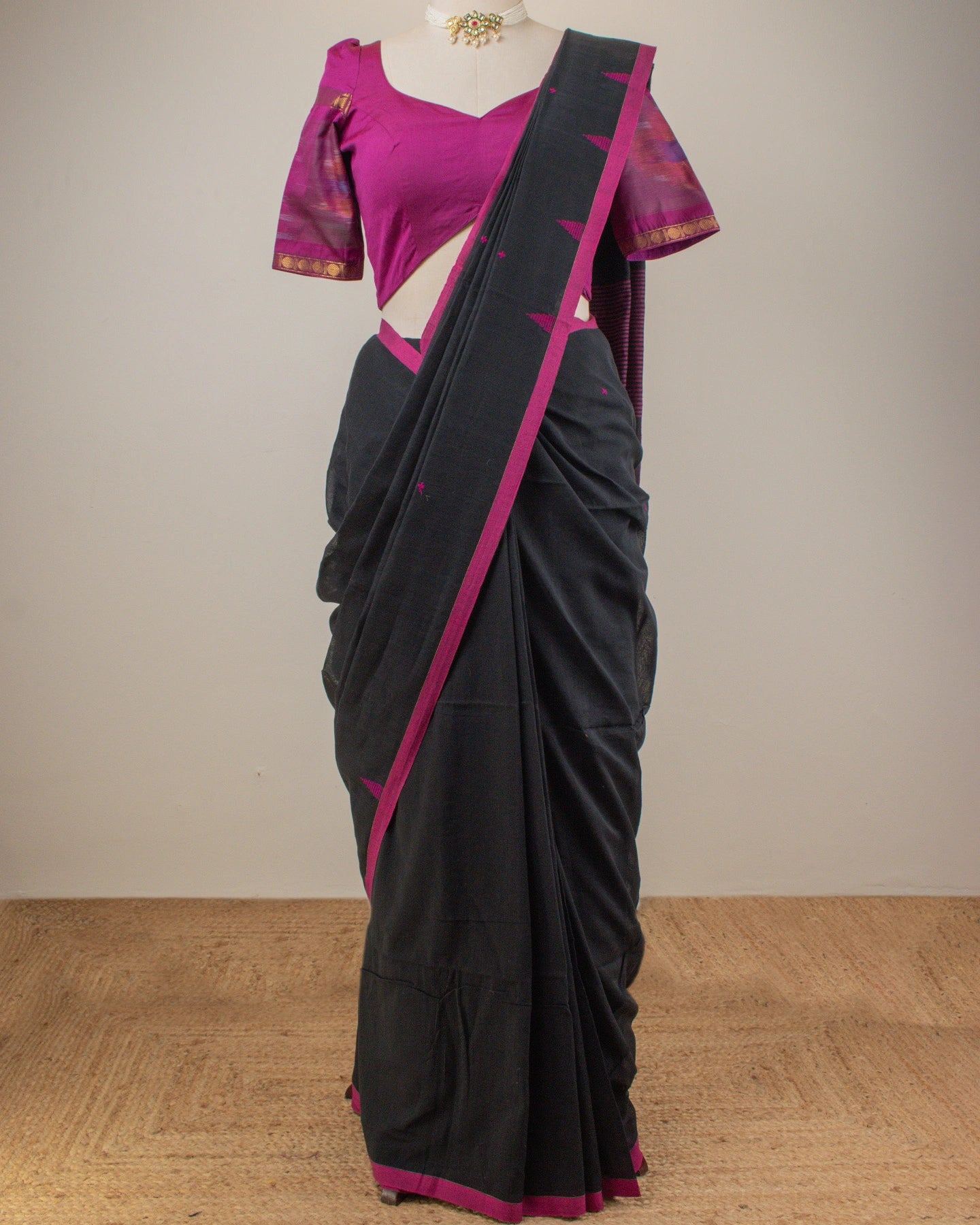 Jamini Black Saree