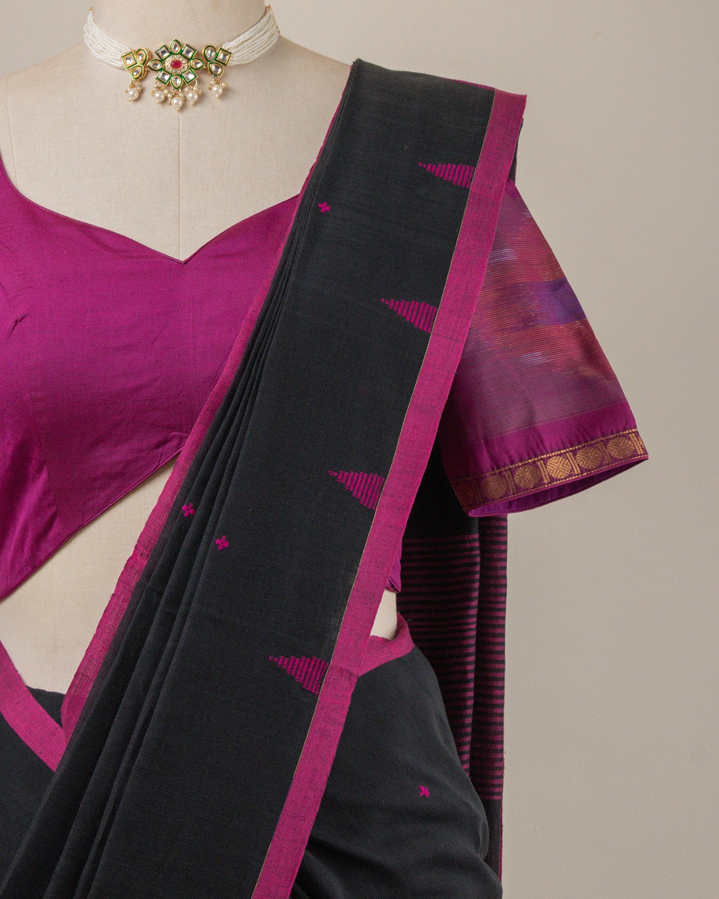 Jamini Black Saree