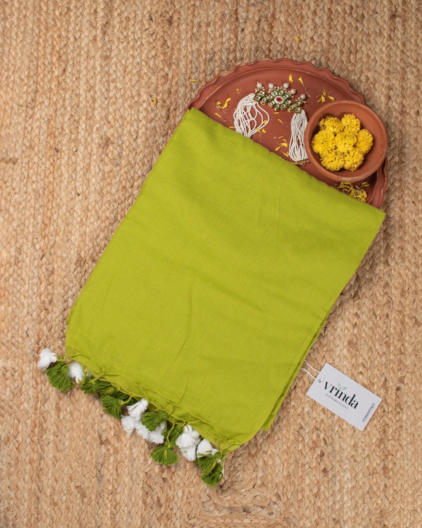 Kiwi Crush Saree